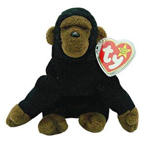 Ty Congo The Gorilla Brown Original Beanie Baby Collection 1996 Plush Toy 7"